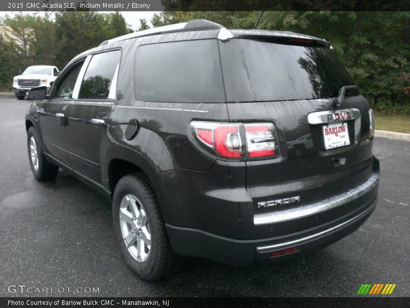 Iridium Metallic / Ebony 2015 GMC Acadia SLE