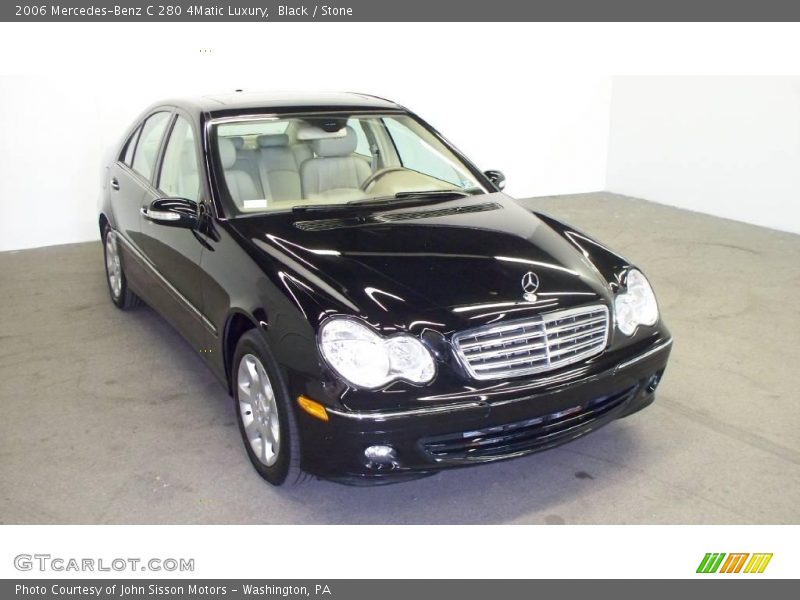 Black / Stone 2006 Mercedes-Benz C 280 4Matic Luxury