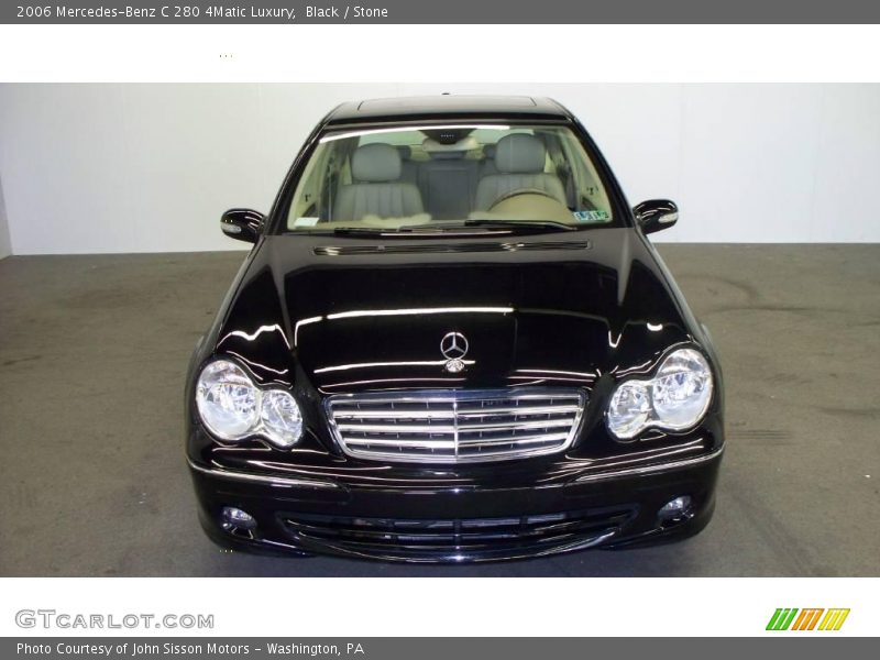 Black / Stone 2006 Mercedes-Benz C 280 4Matic Luxury