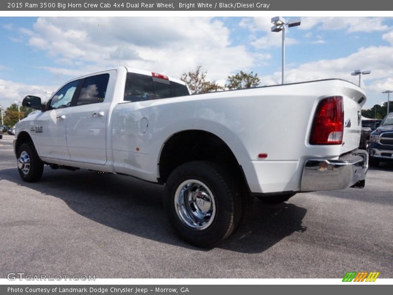  2015 3500 Big Horn Crew Cab 4x4 Dual Rear Wheel Bright White