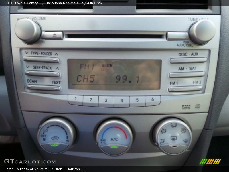 Barcelona Red Metallic / Ash Gray 2010 Toyota Camry LE