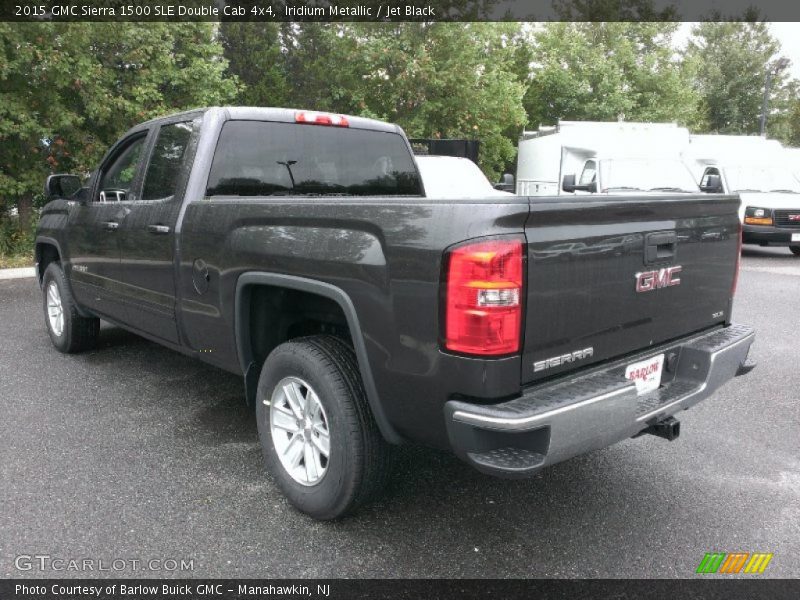 Iridium Metallic / Jet Black 2015 GMC Sierra 1500 SLE Double Cab 4x4