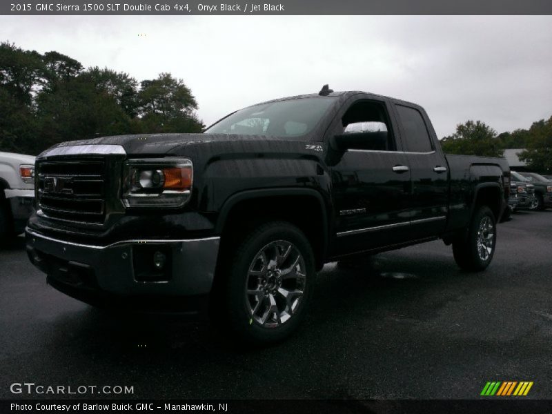 Onyx Black / Jet Black 2015 GMC Sierra 1500 SLT Double Cab 4x4
