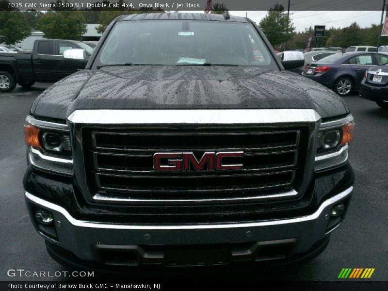 Onyx Black / Jet Black 2015 GMC Sierra 1500 SLT Double Cab 4x4