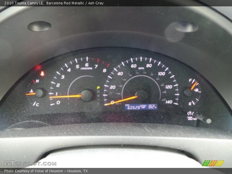 Barcelona Red Metallic / Ash Gray 2010 Toyota Camry LE