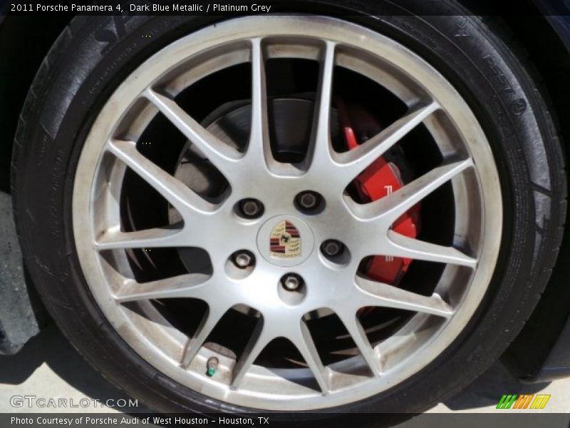 Dark Blue Metallic / Platinum Grey 2011 Porsche Panamera 4