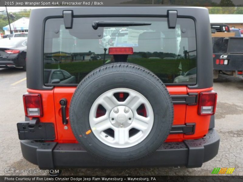 Firecracker Red / Black 2015 Jeep Wrangler Sport 4x4