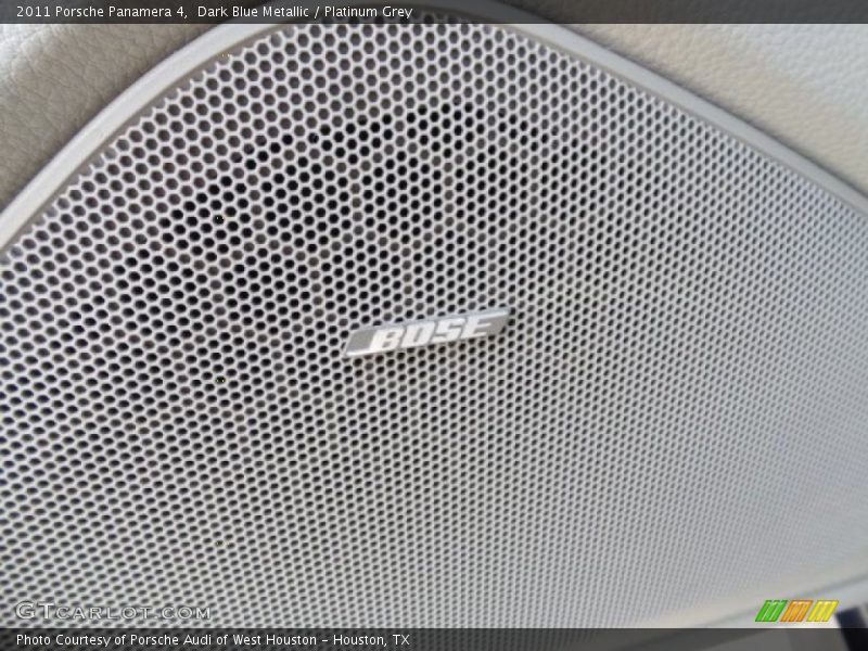 Dark Blue Metallic / Platinum Grey 2011 Porsche Panamera 4