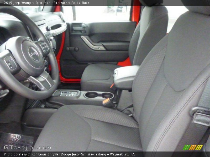 Firecracker Red / Black 2015 Jeep Wrangler Sport 4x4