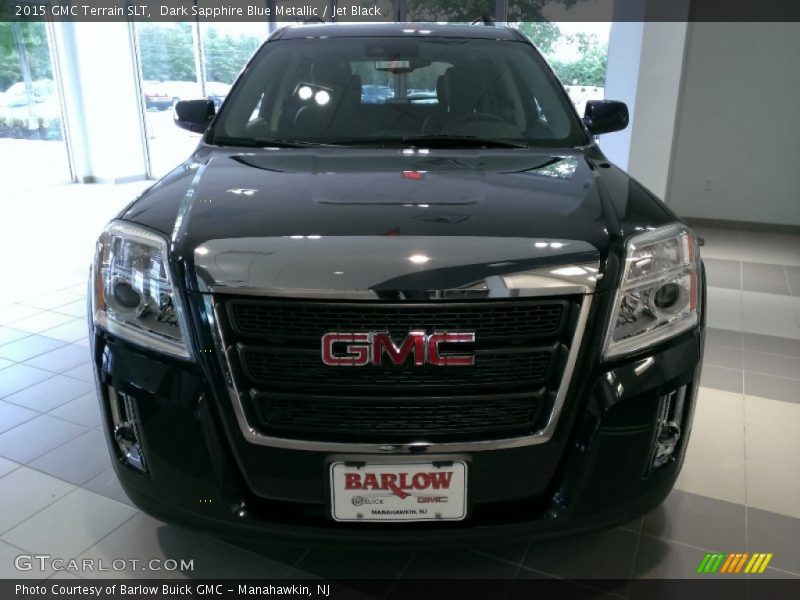 Dark Sapphire Blue Metallic / Jet Black 2015 GMC Terrain SLT