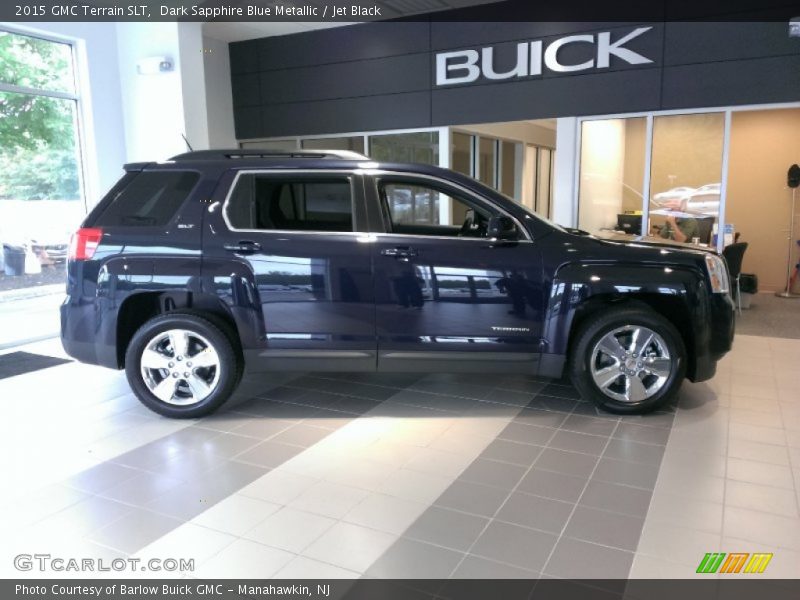 Dark Sapphire Blue Metallic / Jet Black 2015 GMC Terrain SLT