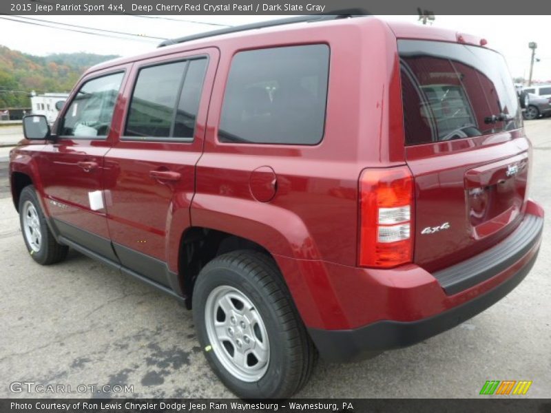 Deep Cherry Red Crystal Pearl / Dark Slate Gray 2015 Jeep Patriot Sport 4x4