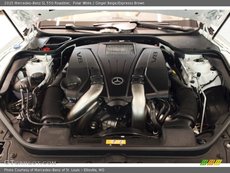  2015 SL 550 Roadster Engine - 4.7 Liter biturbo DOHC 32-Valve VVT V8