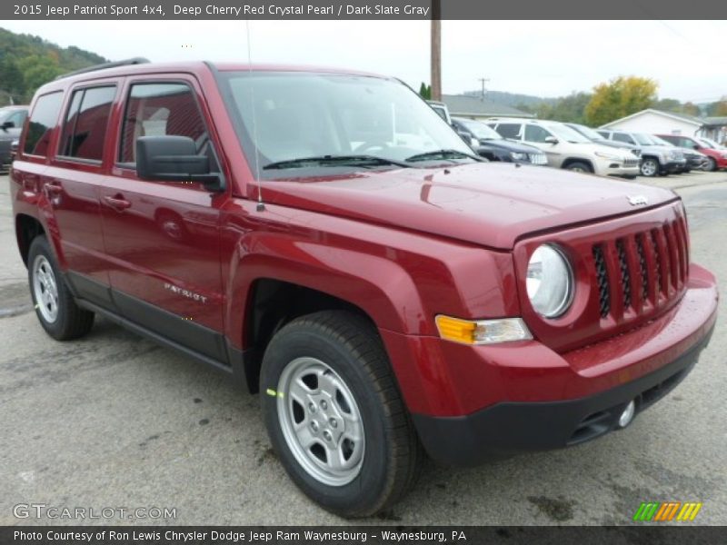 Deep Cherry Red Crystal Pearl / Dark Slate Gray 2015 Jeep Patriot Sport 4x4