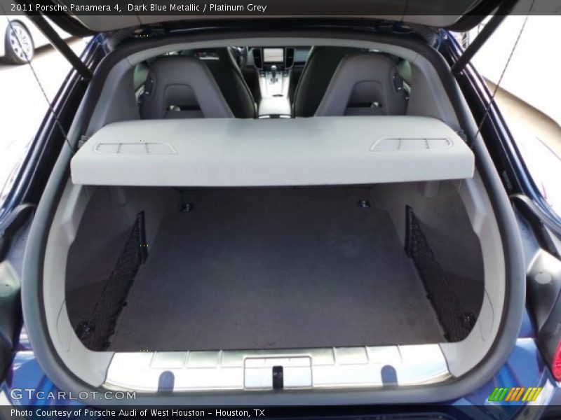 Dark Blue Metallic / Platinum Grey 2011 Porsche Panamera 4