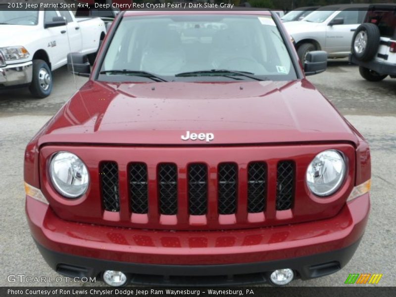 Deep Cherry Red Crystal Pearl / Dark Slate Gray 2015 Jeep Patriot Sport 4x4