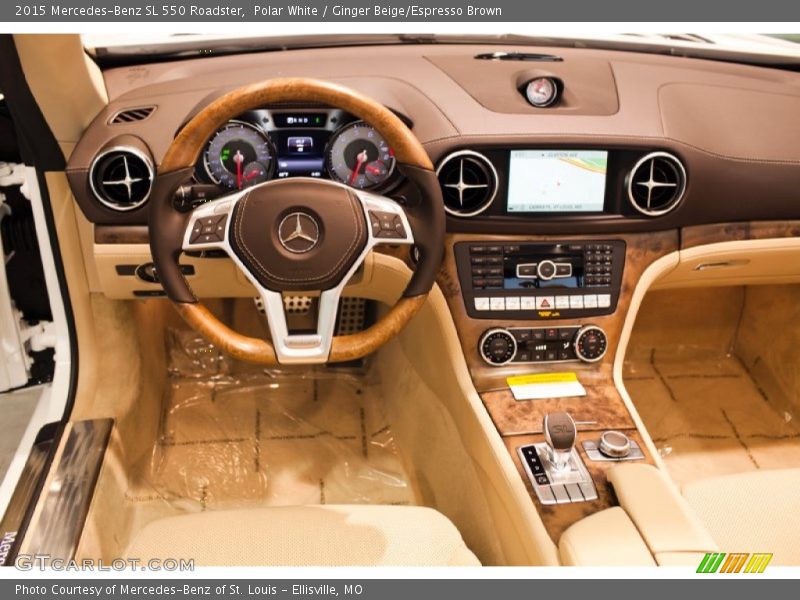 Dashboard of 2015 SL 550 Roadster