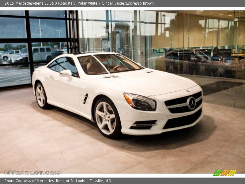 Front 3/4 View of 2015 SL 550 Roadster