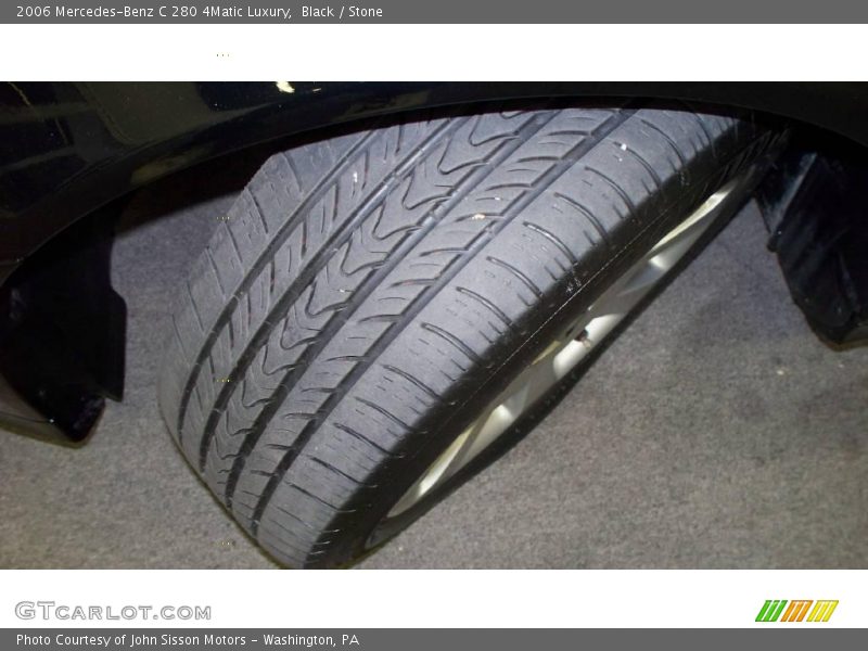 Black / Stone 2006 Mercedes-Benz C 280 4Matic Luxury