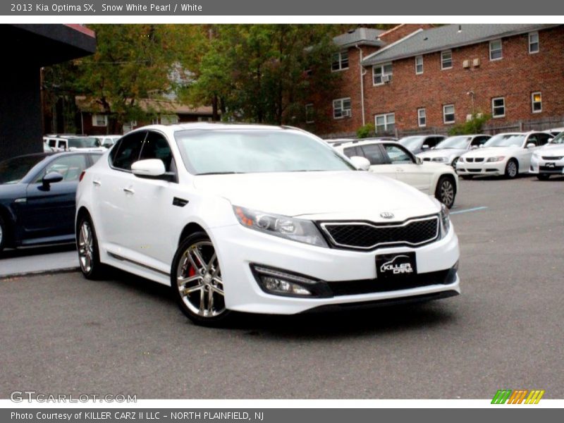 Snow White Pearl / White 2013 Kia Optima SX