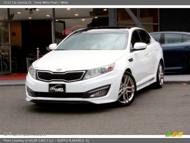 Snow White Pearl / White 2013 Kia Optima SX