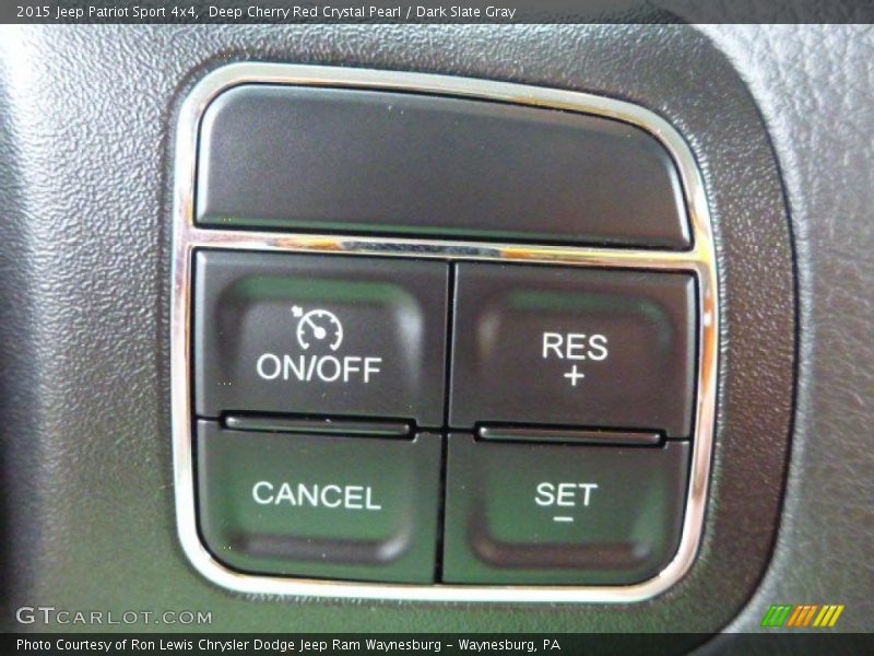 Deep Cherry Red Crystal Pearl / Dark Slate Gray 2015 Jeep Patriot Sport 4x4
