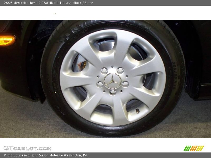 Black / Stone 2006 Mercedes-Benz C 280 4Matic Luxury