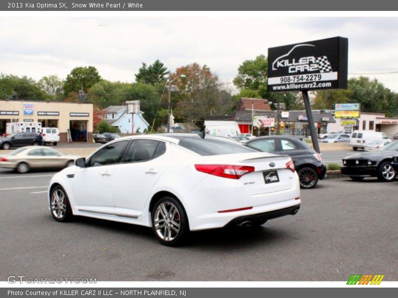 Snow White Pearl / White 2013 Kia Optima SX