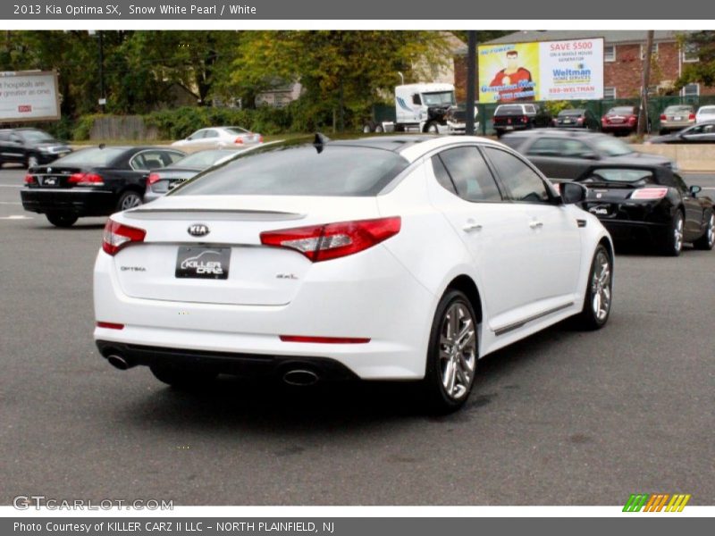 Snow White Pearl / White 2013 Kia Optima SX