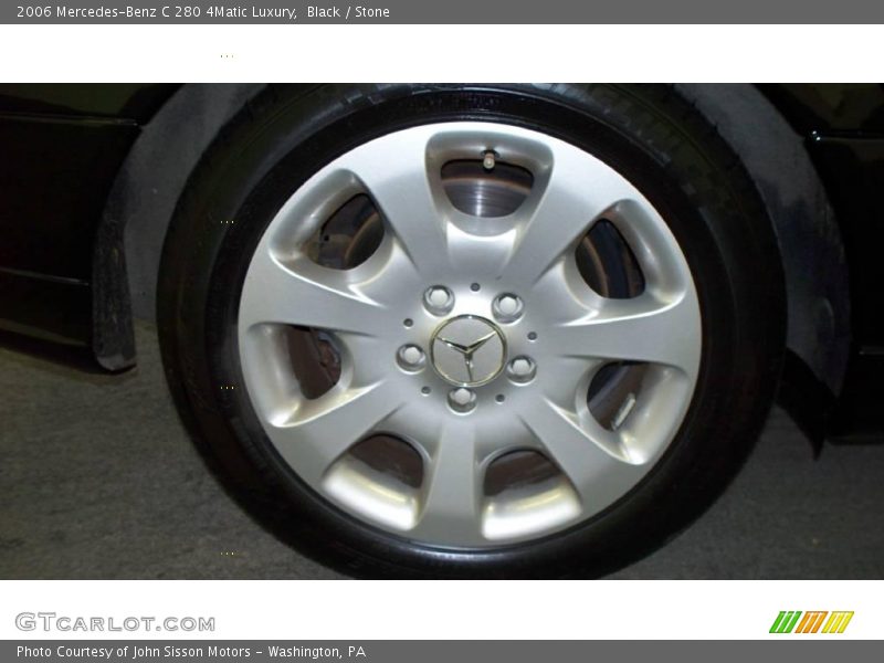 Black / Stone 2006 Mercedes-Benz C 280 4Matic Luxury