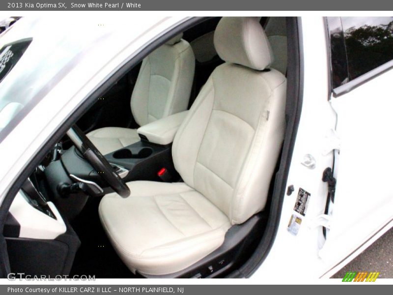 Snow White Pearl / White 2013 Kia Optima SX
