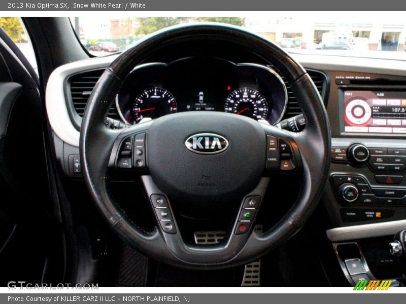Snow White Pearl / White 2013 Kia Optima SX