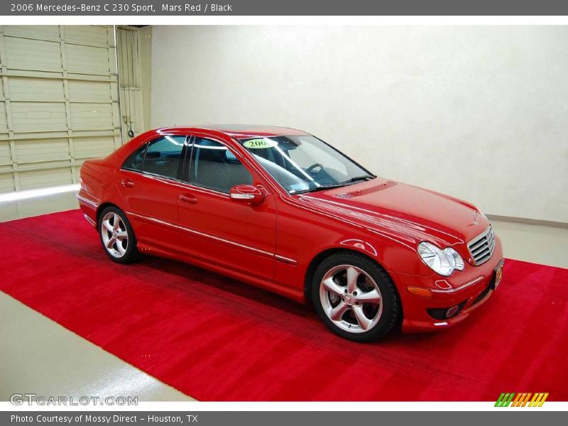 Mars Red / Black 2006 Mercedes-Benz C 230 Sport