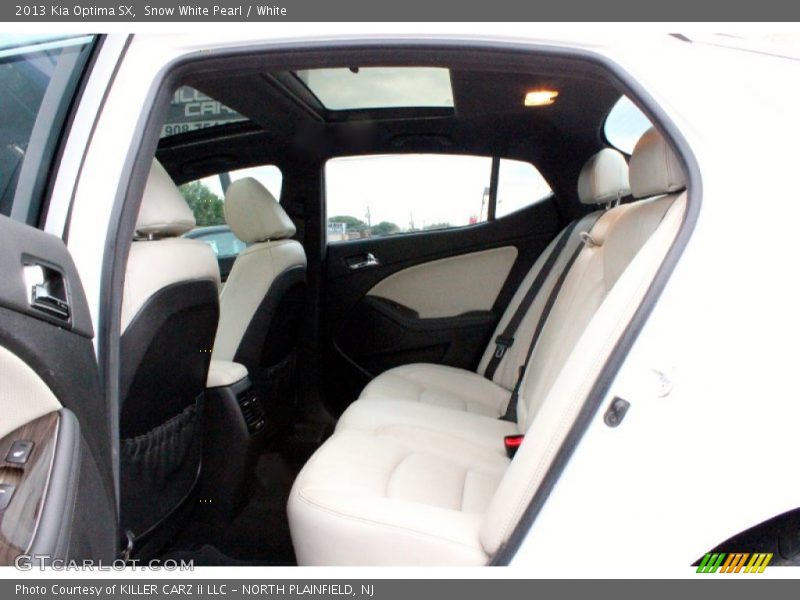 Snow White Pearl / White 2013 Kia Optima SX