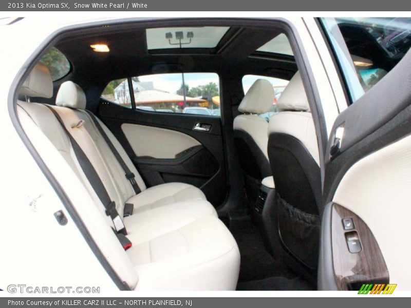 Snow White Pearl / White 2013 Kia Optima SX