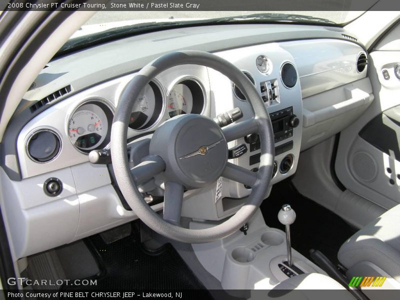 Stone White / Pastel Slate Gray 2008 Chrysler PT Cruiser Touring