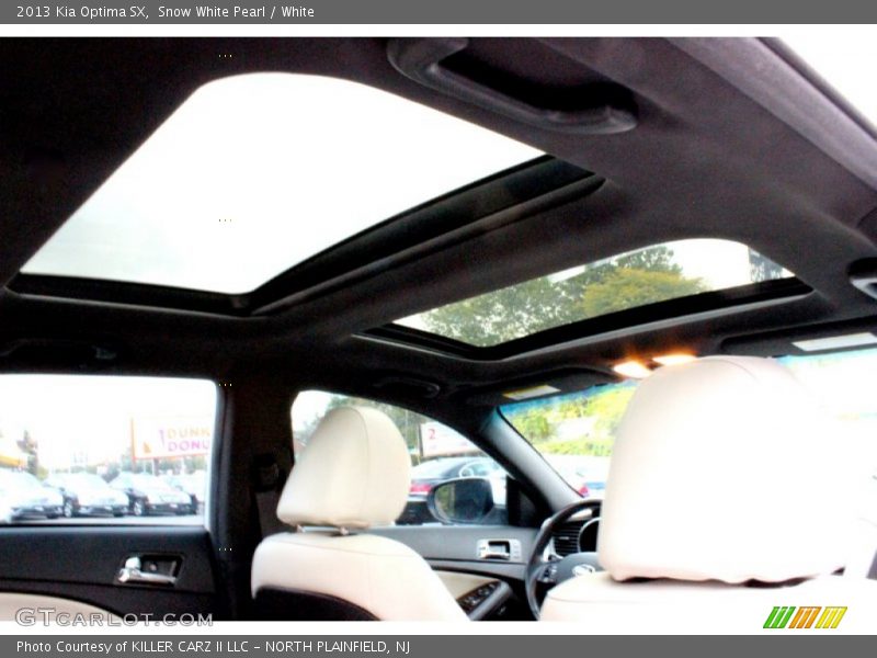 Snow White Pearl / White 2013 Kia Optima SX