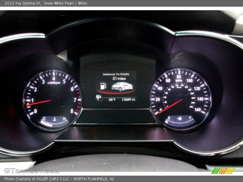 Snow White Pearl / White 2013 Kia Optima SX