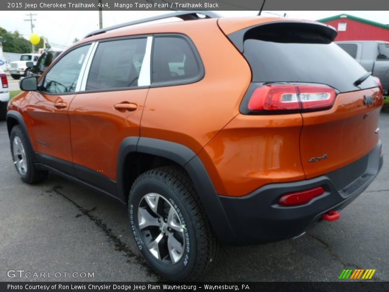  2015 Cherokee Trailhawk 4x4 Mango Tango Pearl