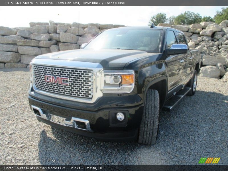 Onyx Black / Cocoa/Dune 2015 GMC Sierra 1500 Denali Crew Cab 4x4