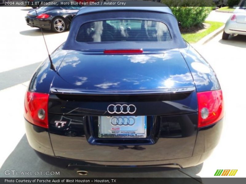 Moro Blue Pearl Effect / Aviator Grey 2004 Audi TT 1.8T Roadster