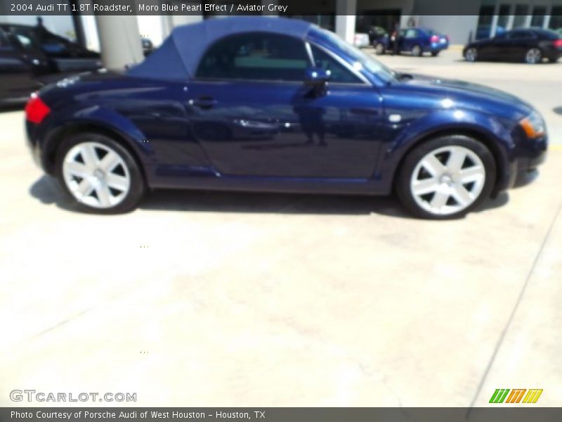 Moro Blue Pearl Effect / Aviator Grey 2004 Audi TT 1.8T Roadster