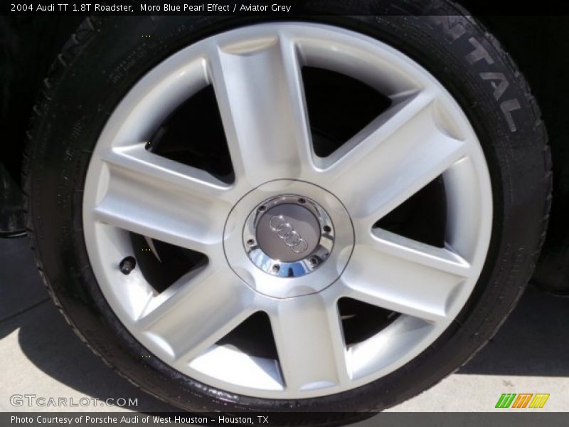 Moro Blue Pearl Effect / Aviator Grey 2004 Audi TT 1.8T Roadster