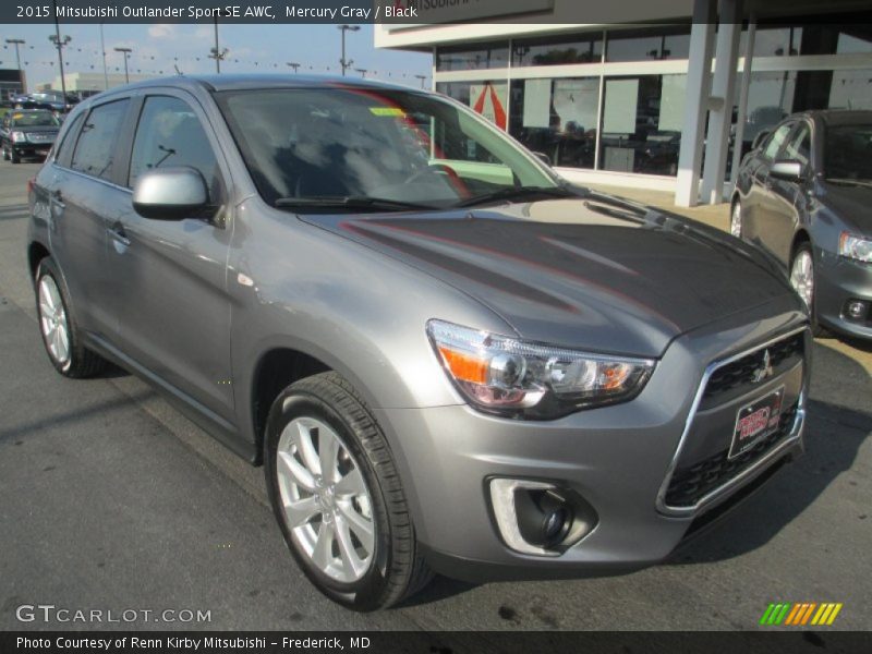 Mercury Gray / Black 2015 Mitsubishi Outlander Sport SE AWC