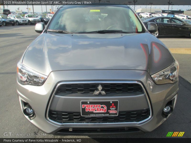 Mercury Gray / Black 2015 Mitsubishi Outlander Sport SE AWC