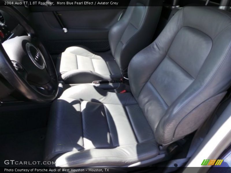Moro Blue Pearl Effect / Aviator Grey 2004 Audi TT 1.8T Roadster