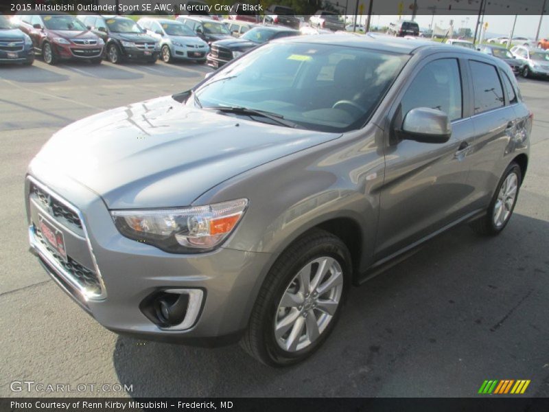 Mercury Gray / Black 2015 Mitsubishi Outlander Sport SE AWC