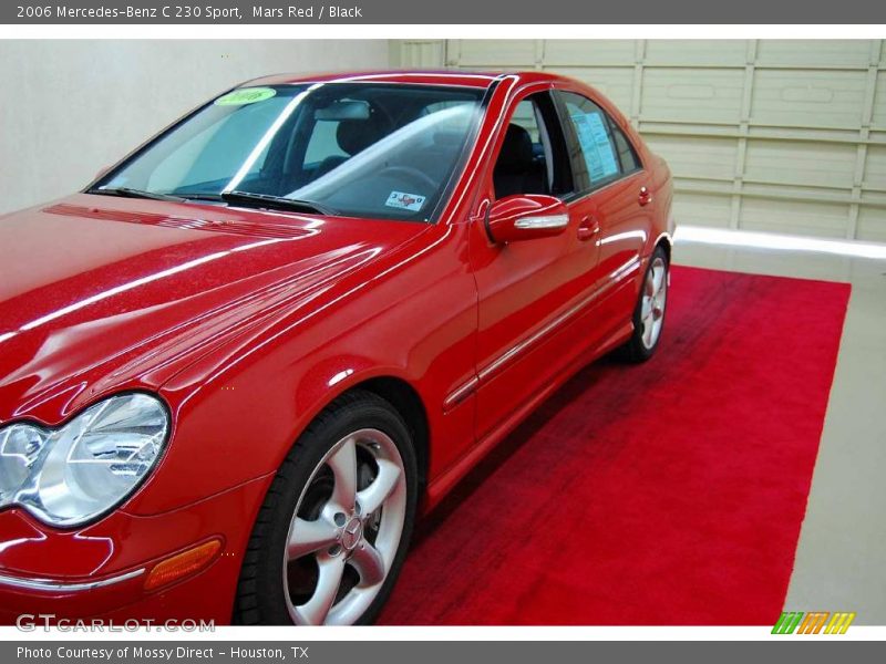 Mars Red / Black 2006 Mercedes-Benz C 230 Sport