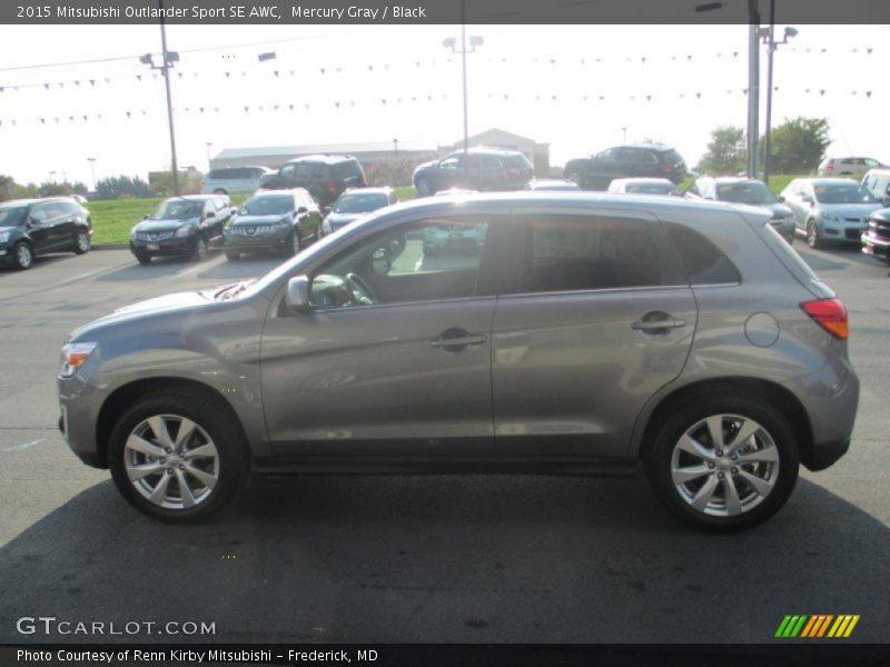 Mercury Gray / Black 2015 Mitsubishi Outlander Sport SE AWC
