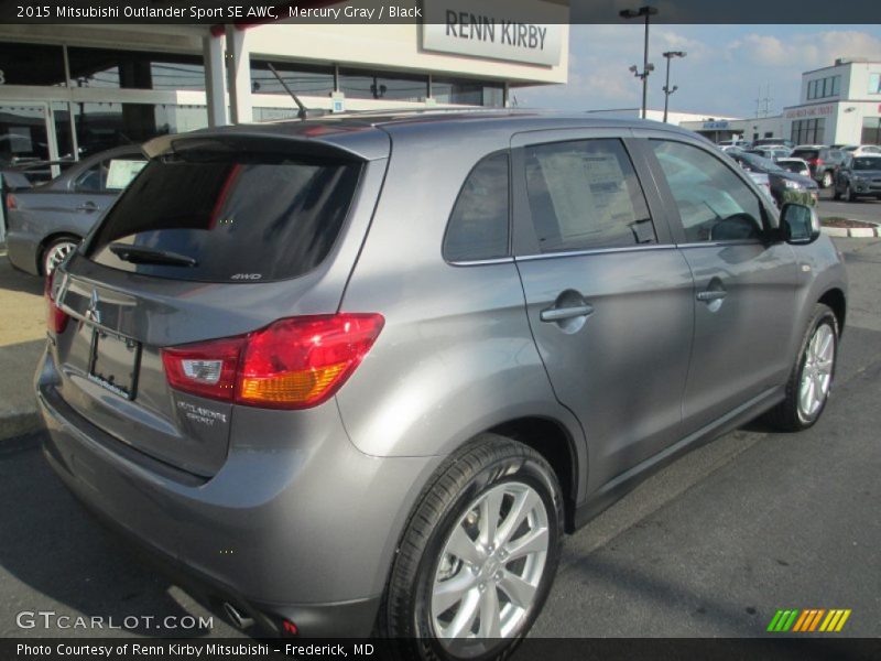 Mercury Gray / Black 2015 Mitsubishi Outlander Sport SE AWC